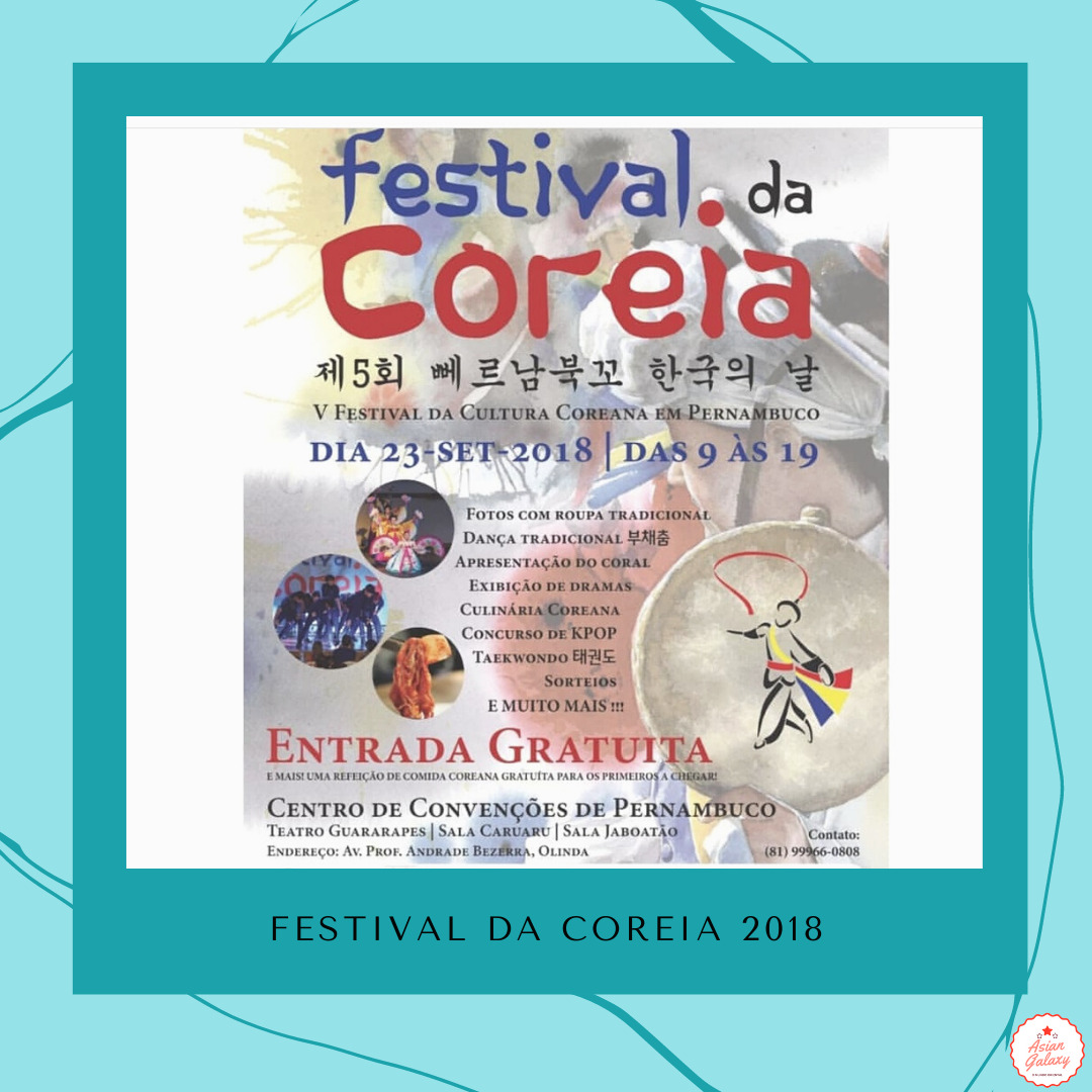 You are currently viewing V Festival da Cultura Coreana em Pernambuco 2018